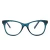 CARINA - DEEP AQUA + CLEAR GLASSES -Glasses Sales Store diff eyewear carina deep aqua glasses alt 1
