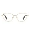 KERI - GOLD/TORTOISE + CLEAR GLASSES 2 KERI - GOLD/TORTOISE + CLEAR GLASSES -Glasses Sales Store diff eyewear gold tortoise clear glasses alt 1