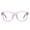 HAYDEN - LAVENDER FOG CRYSTAL + CLEAR GLASSES