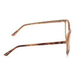 JEANNE - AMBER TORTOISE + CLEAR GLASSES -Glasses Sales Store diff eyewear jeanne amber tortoise clear glasses alt 3