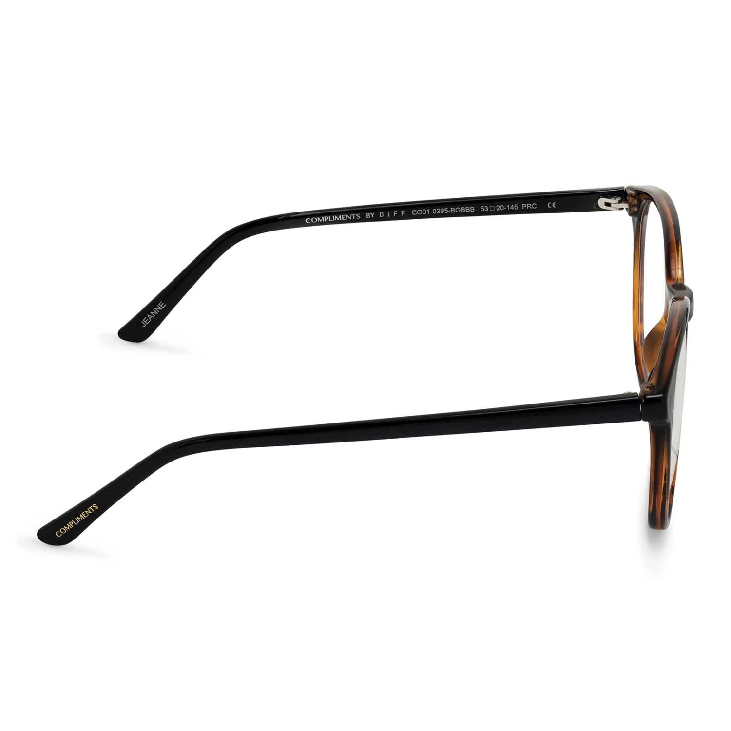JEANNE - BLACK TORTOISE + BLUE LIGHT TECHNOLOGY GLASSES 5 JEANNE - BLACK TORTOISE + BLUE LIGHT TECHNOLOGY GLASSES - Image 3