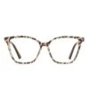 LEAH - LEOPARD TORTOISE + CLEAR GLASSES 2 LEAH - LEOPARD TORTOISE + CLEAR GLASSES -Glasses Sales Store diff eyewear leah leopard tortoise clear glasses alt 1