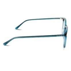 MAGGIE - DEEP AQUA + CLEAR GLASSES -Glasses Sales Store diff eyewear maggie deep aqua prescription glasses alt 3