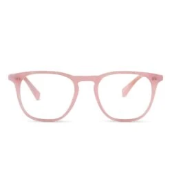 MAXWELL - GEO PINK + CLEAR GLASSES
