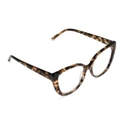 PENELOPE - ESPRESSO TORTOISE + CLEAR GLASSES -Glasses Sales Store diff eyewear penelope espresso tortoise prescription glasses alt 4