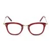 RUE - CARMINE + CLEAR GLASSES 1 RUE - CARMINE + CLEAR GLASSES -Glasses Sales Store diff eyewear rue carmine clear glasses alt 1