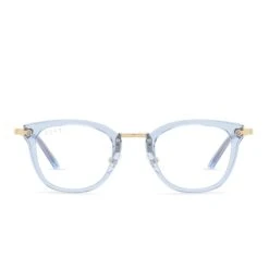RUE - COLOMBIA BLUE CRYSTAL + CLEAR GLASSES