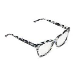 WINSTON - RICH HIDE + CLEAR GLASSES -Glasses Sales Store diff eyewear winston carmine clear glasses alt 4