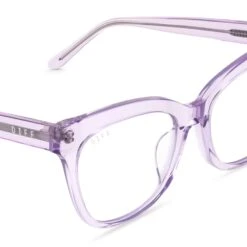 WINSTON - LAVENDER FOG CRYSTAL + BLUE LIGHT TECHNOLOGY GLASSES -Glasses Sales Store diff eyewear winston lavender fog crystal blue light technology glasses alt 4