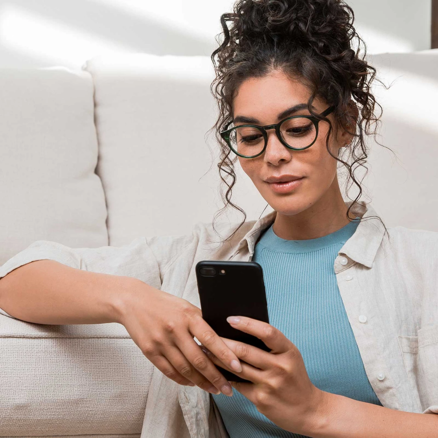 SAWYER - SEA GRASS + BLUE LIGHT TECHNOLOGY GLASSES 8 SAWYER - SEA GRASS + BLUE LIGHT TECHNOLOGY GLASSES - Image 6