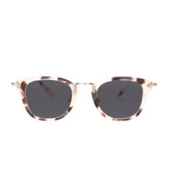 RUE - CREAM TORTOISE + CLEAR GLASSES -Glasses Sales Store rue CT BB169 front Polarized